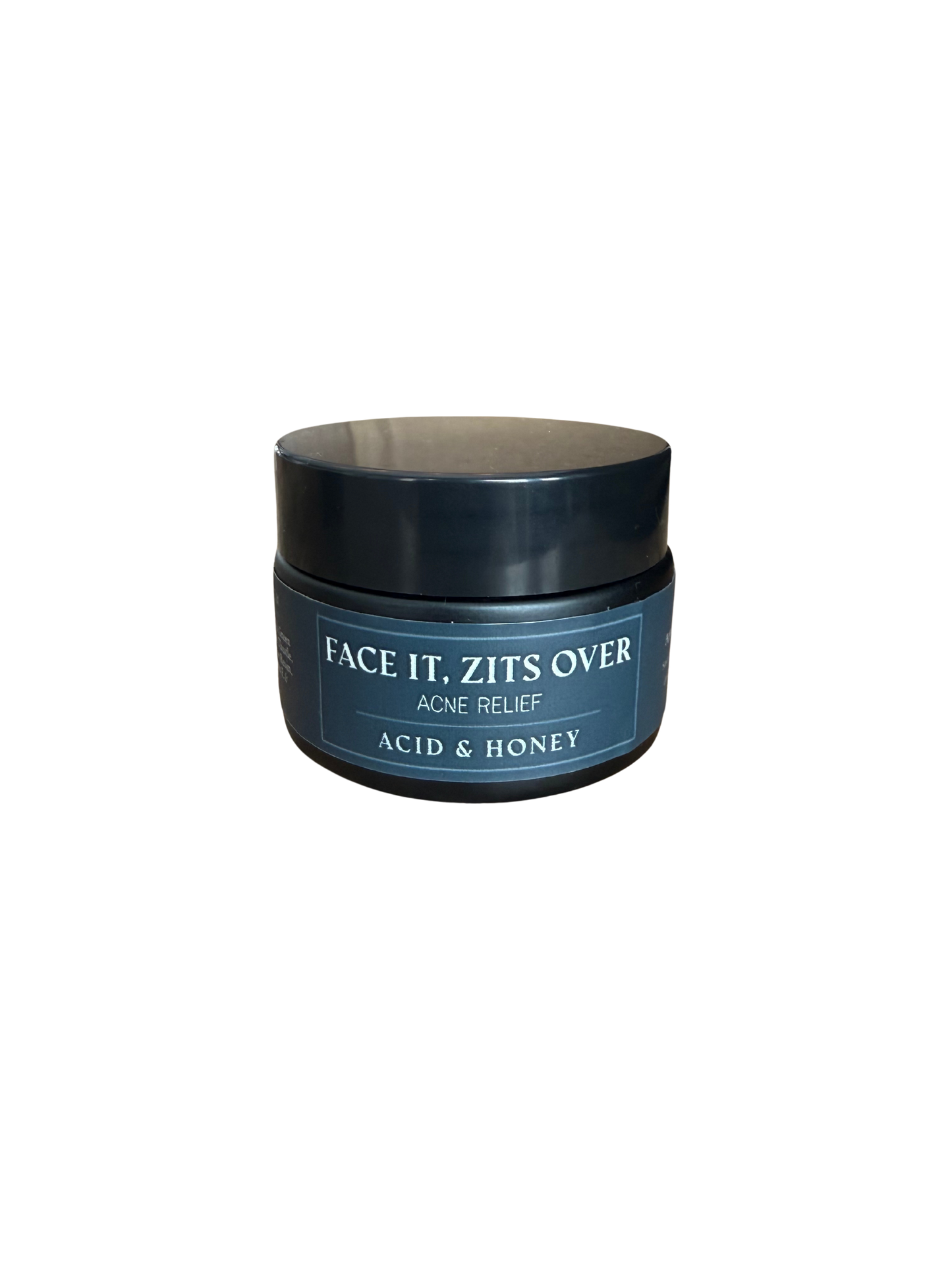 Face It, Zits Over – Tallow Acne Relief Cream with Zinc, Oregano, Neem & Reishi for Breakouts, Redness & Oil Balance