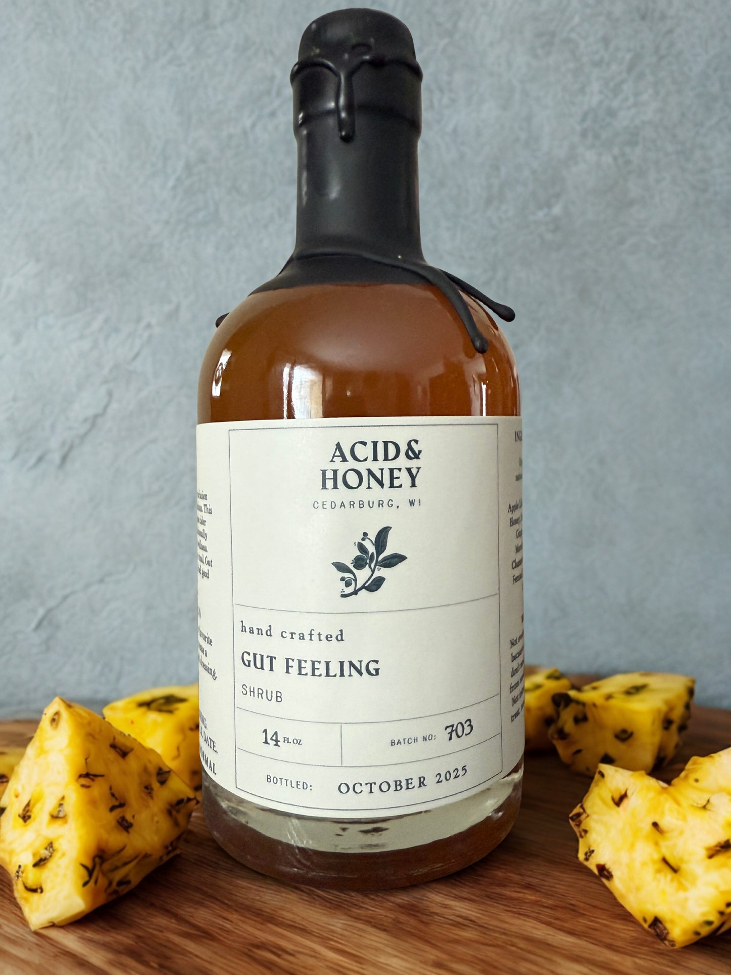 Gut Feeling – Chaga Digestive Drinking Vinegar for Gut Health, Immunity & Daily Vitality