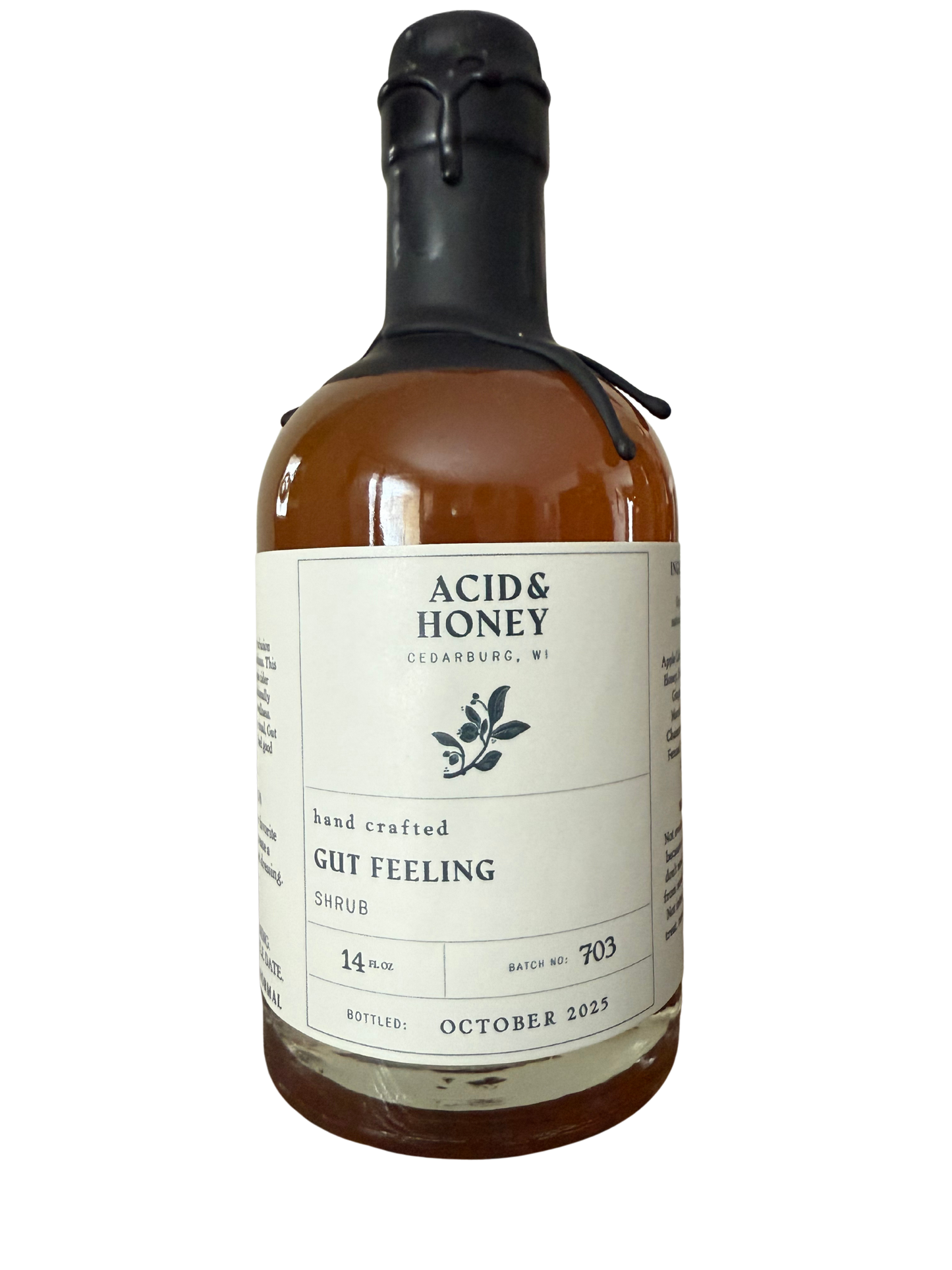 Gut Feeling – Chaga Digestive Drinking Vinegar for Gut Health, Immunity & Daily Vitality