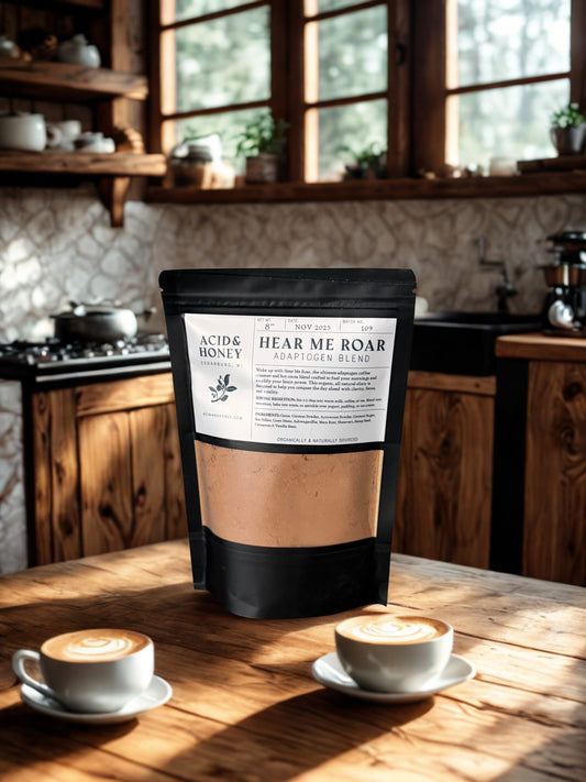 Hear Me Roar – Adaptogenic Mushroom & Hormone Balance Hot Chocolate with Lion’s Mane, Maca, Ashwagandha & Shatavari